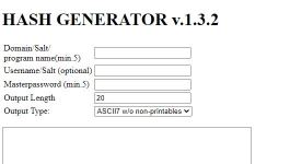 Hash Generator